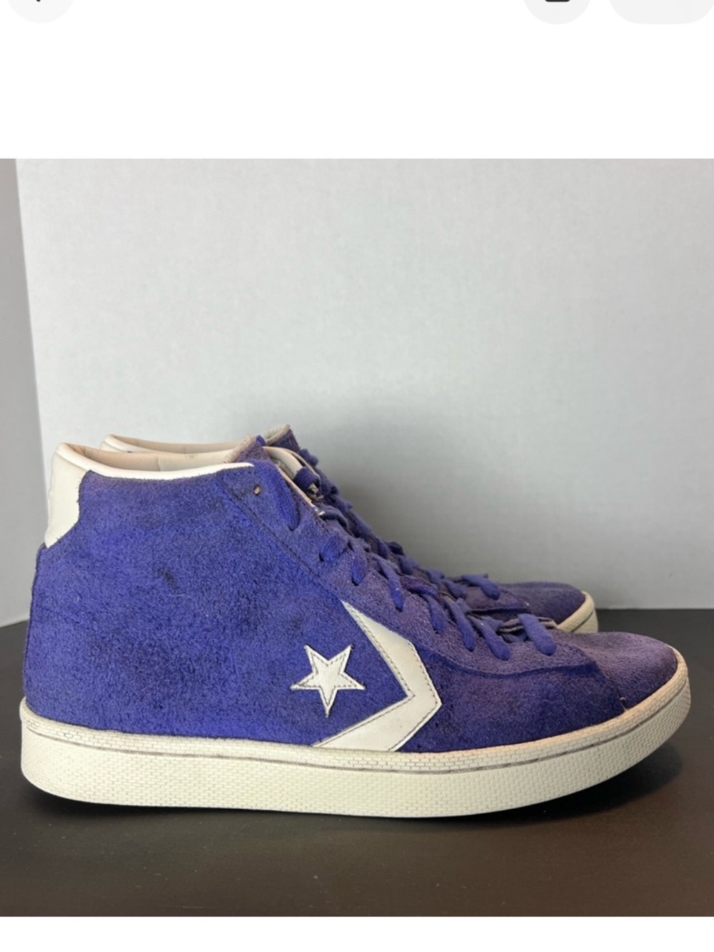 Converse Purple Suede High Tops Men’s Size 11, Women’s Size 12.5